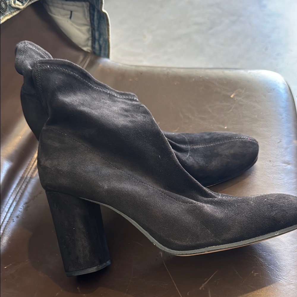 Antonio Melani Elegant Black Suede Women's Boots